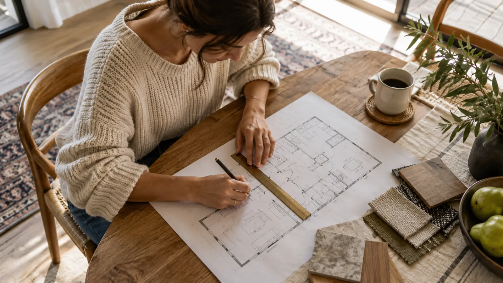 Assess a floor plan through your daily routine