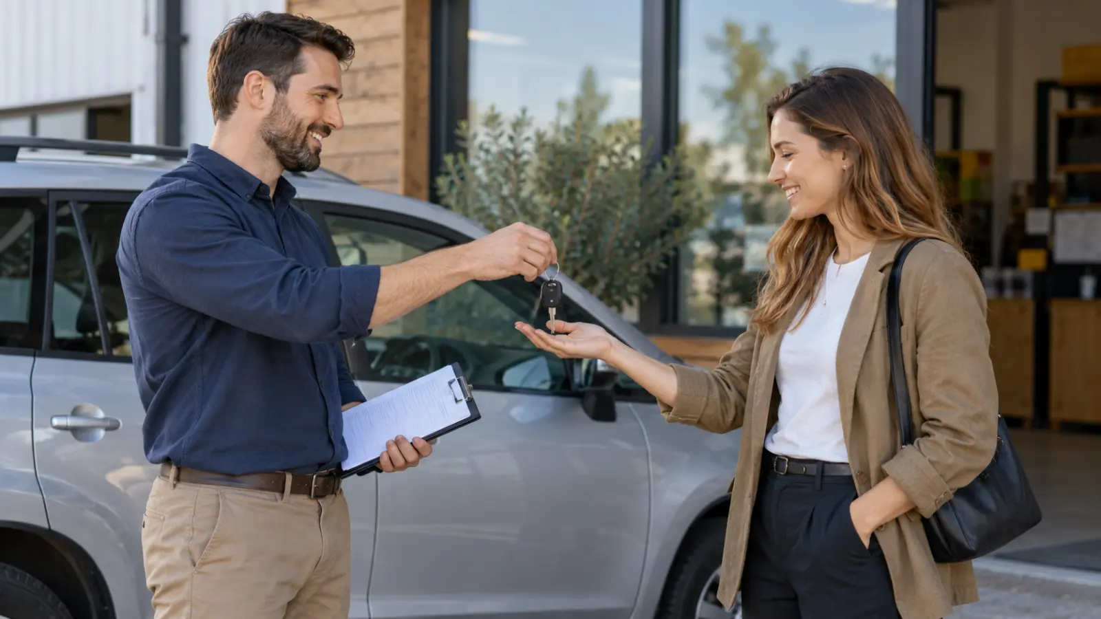 Make shared company-car handovers straightforward