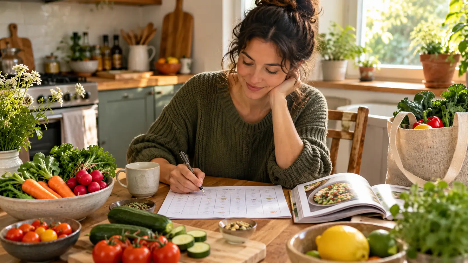 Plan simple meals for the week you actually have
