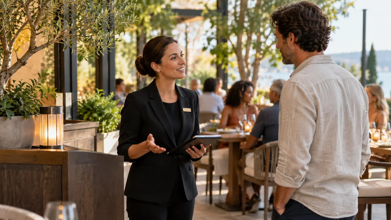 Plan a restaurant visit around different needs