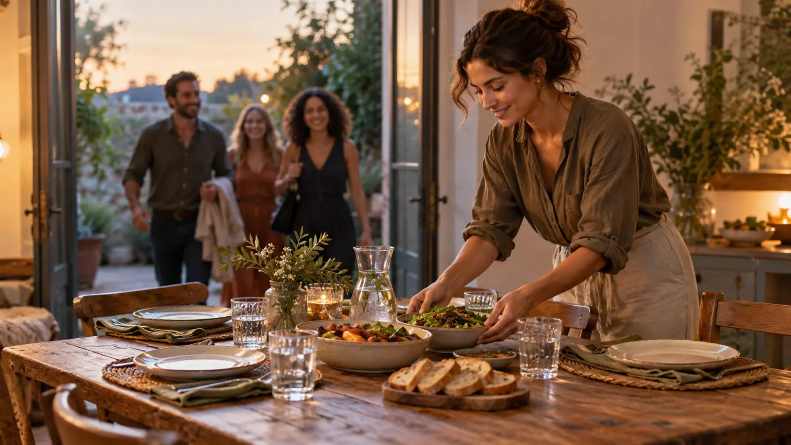 Host a relaxed meal with a menu you can manage