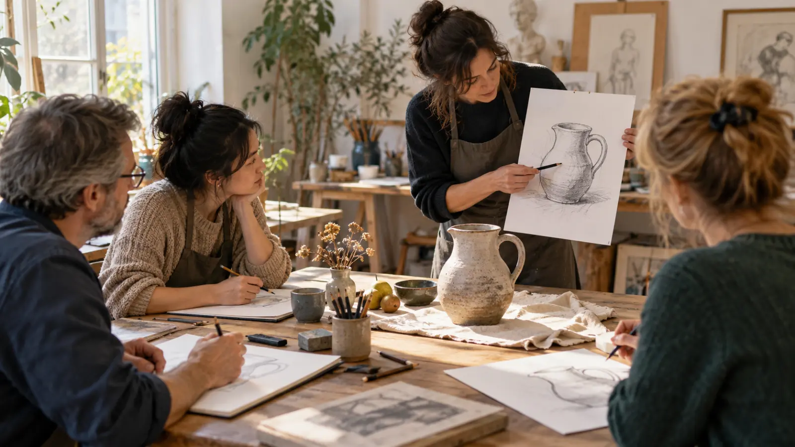 Choose a creative workshop that matches your starting point