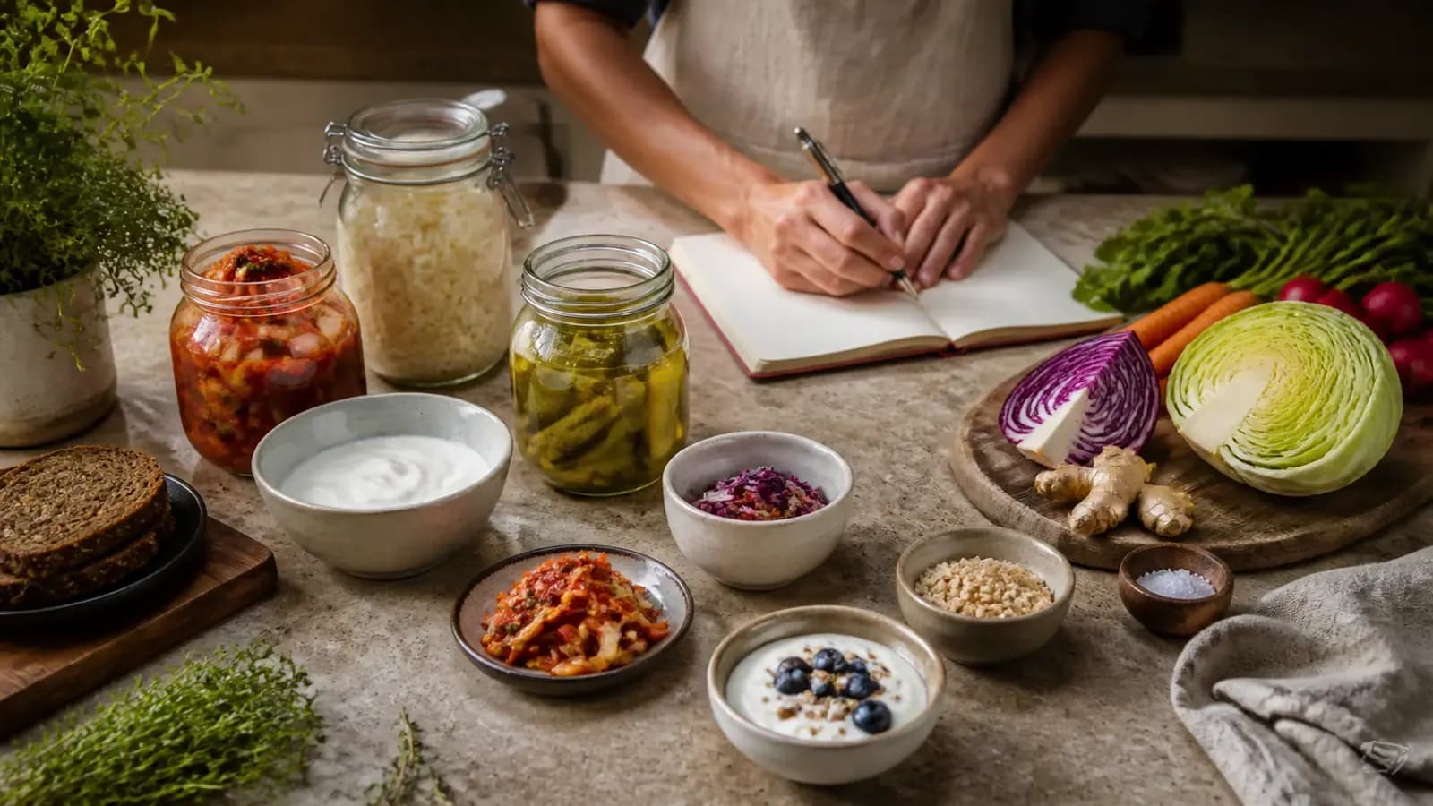 Redaktionelle Illustration zum Thema: Warum Fermentation weltweit neu entdeckt wird