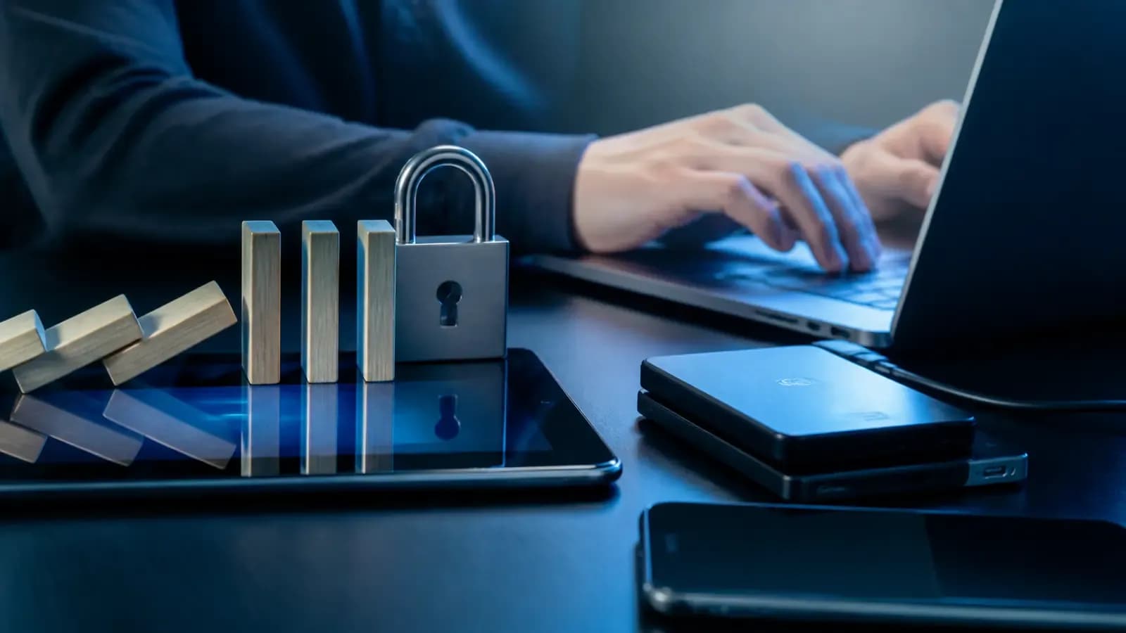 Redaktionelle Illustration zum Thema: Digitale Privatsphäre Schritt für Schritt verbessern