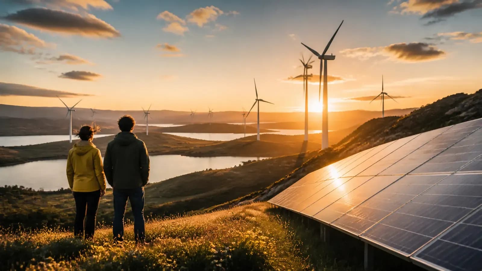 Redaktionelle Illustration zum Thema: Europas verbundene Energiezukunft